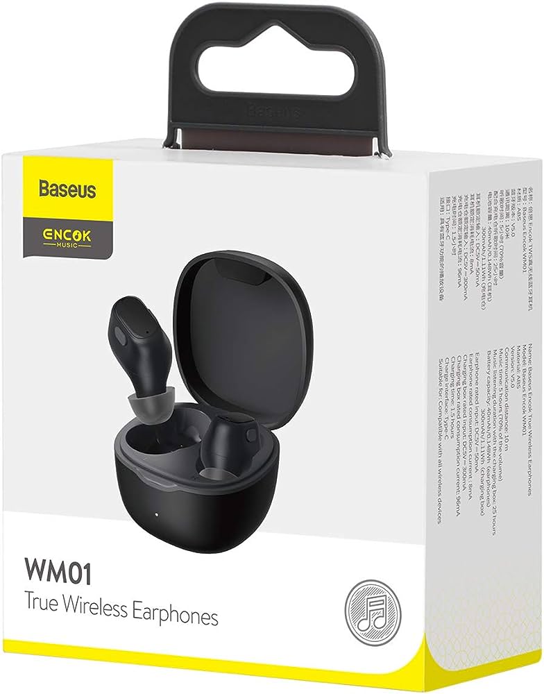Baseus W3 TWS Bluetooth 5.0 Auriculares Inalámbrico Auriculares